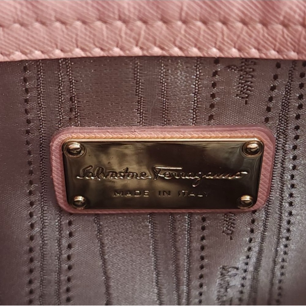 Salvatore Ferragamo Pink Satchel - Picture 14 of 16